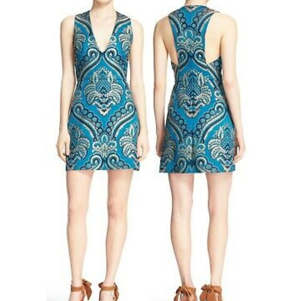 Alice + Olivia Natalee Women's Sleeveless V-Neck J